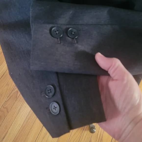 OLD NAVY Blazer Jacket Women's Grey Size XL Petite - Picture 4 of 8